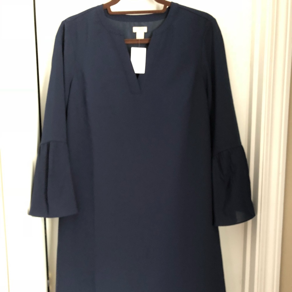 J Crew Bell Sleeve Dress